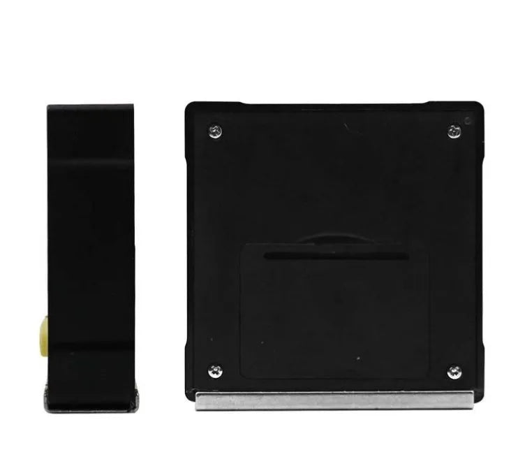 Mini magnetic digital angle inclinometer black with LCD display and magnetic base 55 x 55 x 16mm
