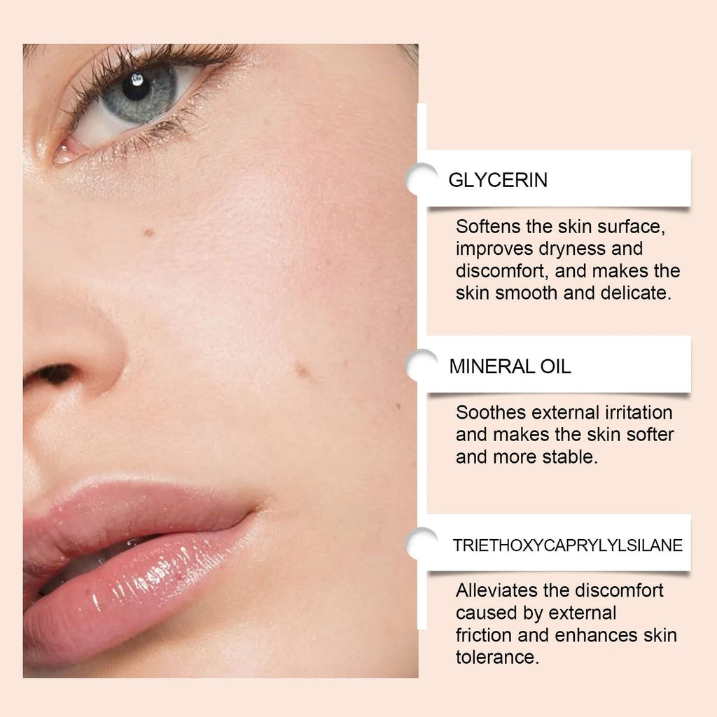 Clear and moisturising cream skin make-up primer in a 30ml bottle