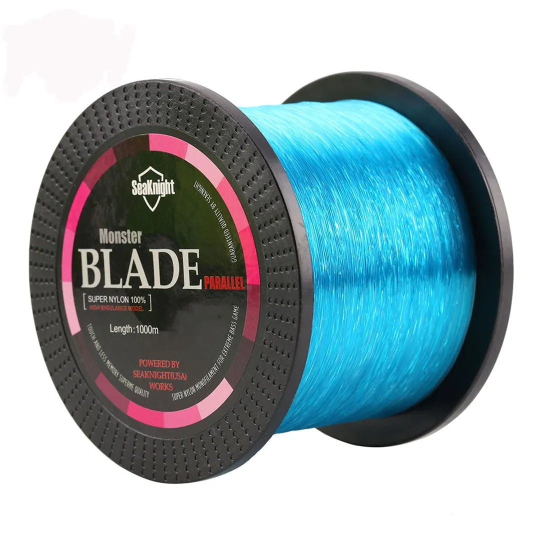 Seaknight 1000 M nylon monofilament fishing line spool in choice of colours and diameters