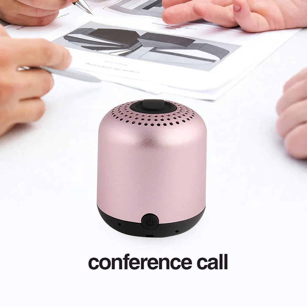 Hieha XQ11 mini portable Bluetooth speaker in cylinder design showing colour options