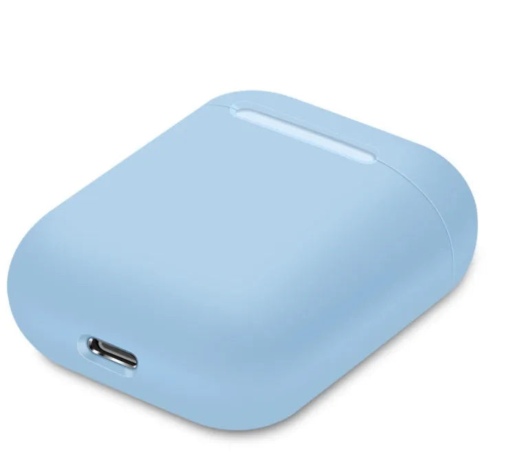 Silicone protective case for Apple AirPods charging box in split design with multiple colour options