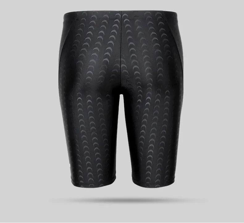 Shark Skin Five Points men's swimming trunks in blue with four-way stretch fabric and spandex lining