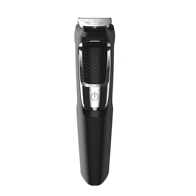 Standard colour multifunctional nose and beard hair clippers with cleaning brush