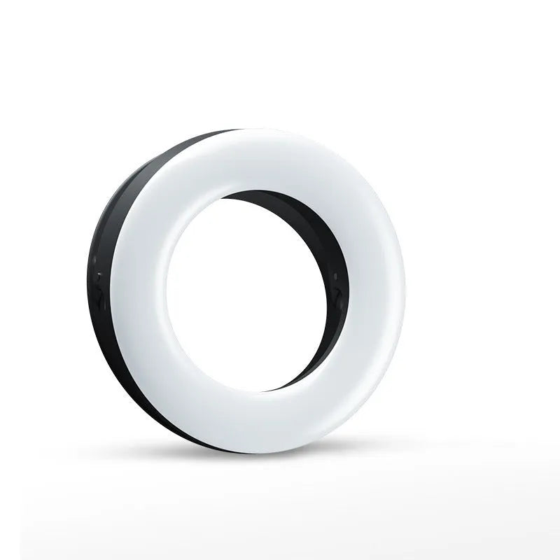 LED selfie ring light for mobile phones with USB charging cable