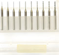 Imported tungsten carbide micro-engraving bit for precision electronics and PCB machining.