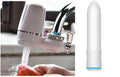 White kitchen faucet water filter with ceramic cartridge and universal tap adapters