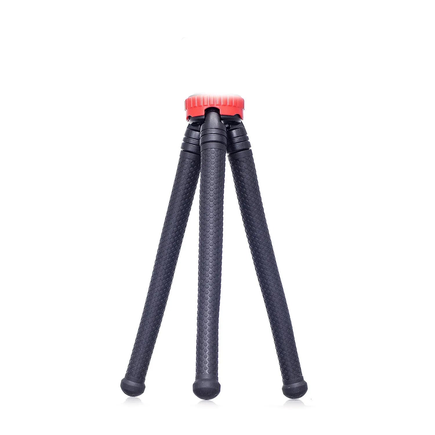 Black octopus tripod with flexible rubber legs and a spherical gimbal head, extended to 30cm.