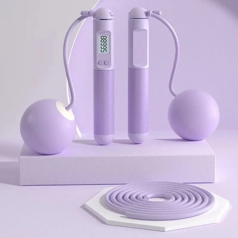 ABS jump rope with bearings for fitness and fat reduction exercise in various colour options