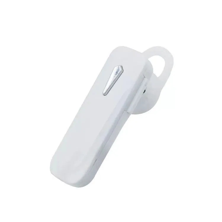 M163 Bluetooth car headset in black and white colour options with call control buttons