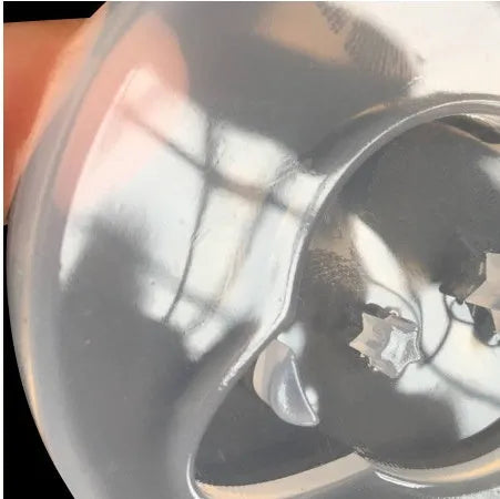 Round silicone epoxy mould for making full planet mirror resin charms, approximately 6.5 cm diameter.