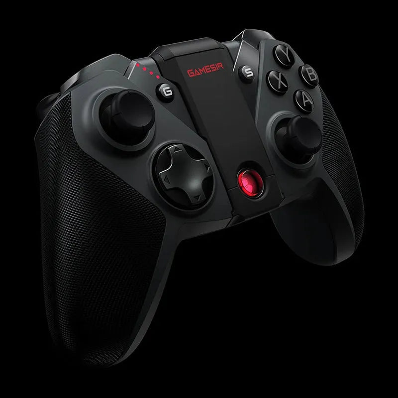 Black Gaishi game console controller with type-C port and vibration mode
