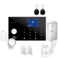 WiFi GSM touch button household burglar alarm host with telephone alert system