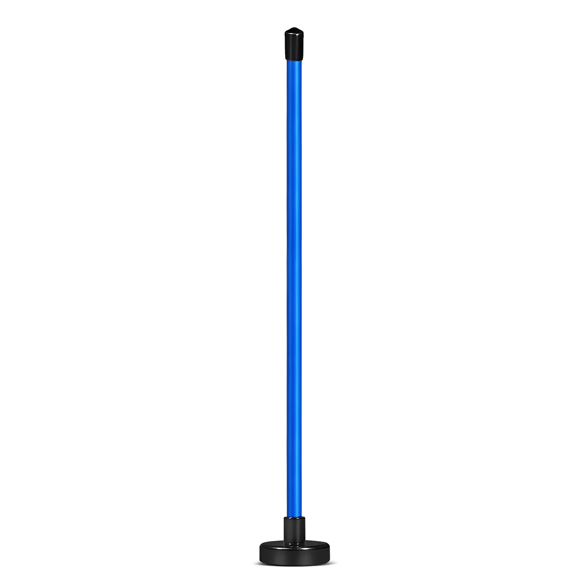 Aluminium alloy magnetic golf swing trainer with baseball bat alignment in blue and red colour options