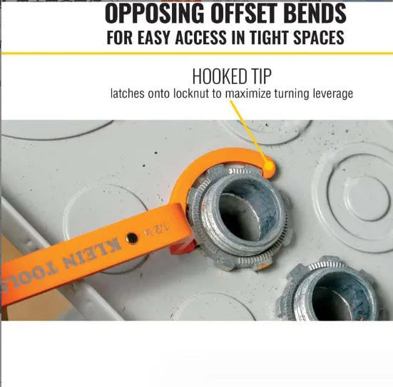 Three magnetic catheter locking wrenches in orange, grey, and black colours displayed together.