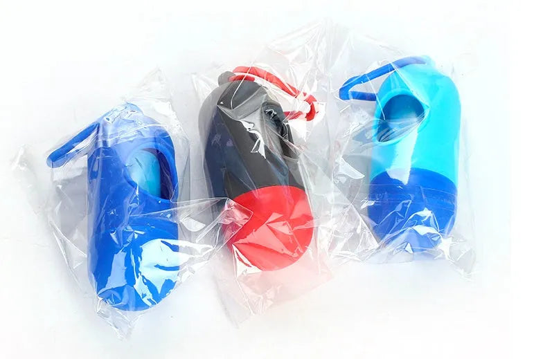 Coloured dog poop bags for pet waste cleanup measuring 22.5 by 30 cm