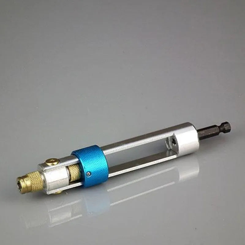 Half Time Drill quick change adapter with swivel head, 18 drill bits, and 2 countersink bits for woodworking