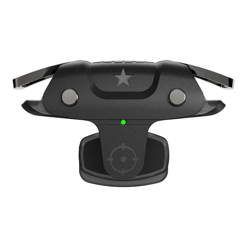 Black F5 Bluetooth mobile phone game controller showing compact handheld design