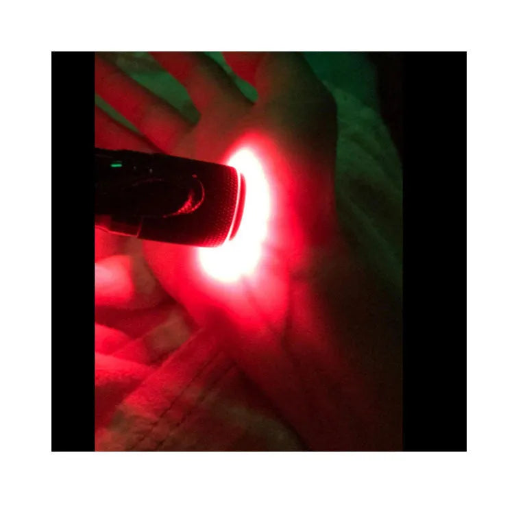 Black aluminium alloy Smart Vein Locator medical device for illuminating veins on skin.