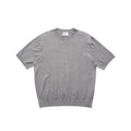 Velvet short-sleeved t-shirt in black, milky white or grey made from French Australian Velvet