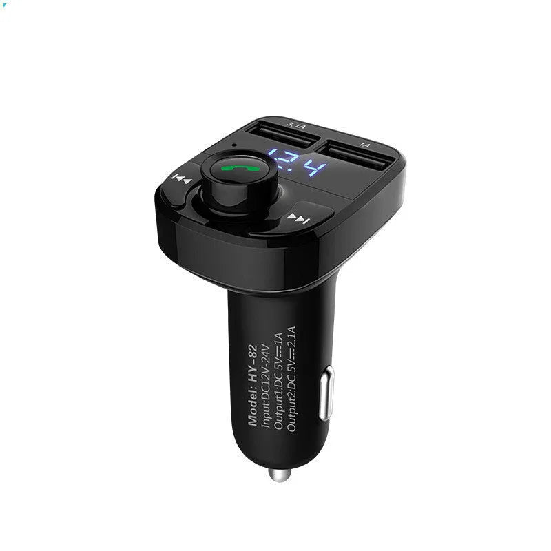HY82 car MP3 player with Bluetooth and USB ports for cigarette lighter installation