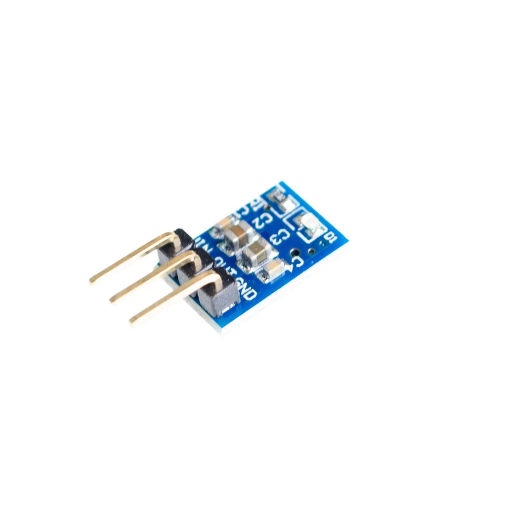 Blue AMS1117-3.3 LDO 800mA power module PCB for DC-DC step-down voltage regulation