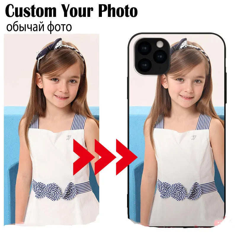 Custom TPU phone case with black solid colour back and fine matte finish, compatible with Apple iPhone models