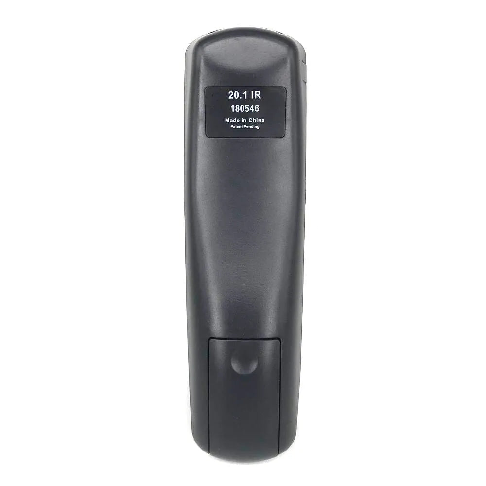 Black flat universal remote control for DISH Network satellite receivers
