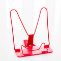 Multifunctional reading frame book holder in red, green, or blue colour options