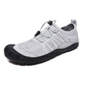 Elastic band water shoes for men and women with mesh upper and rubber sole