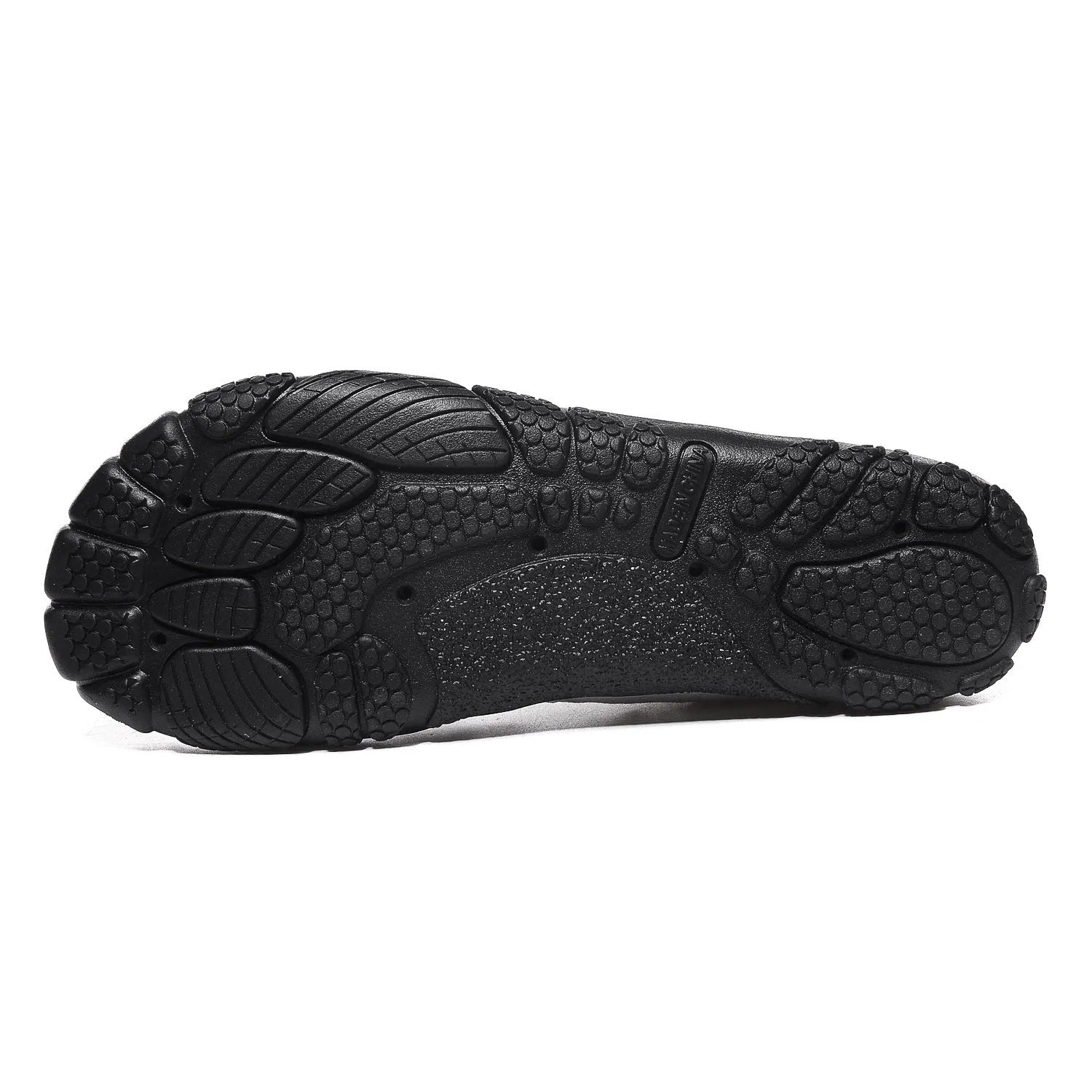 Elastic band water shoes for men and women with mesh upper and rubber sole