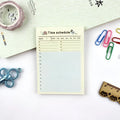 A6 weekly monthly work plan diary showing four different cover design options
