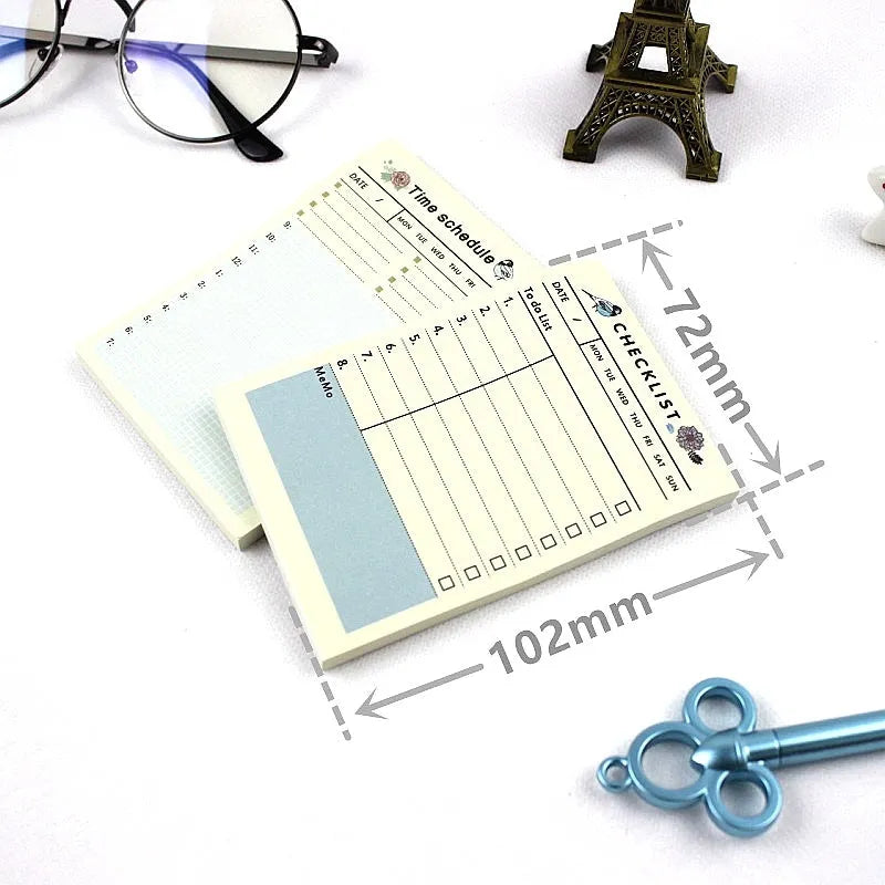 A6 weekly monthly work plan diary showing four different cover design options