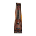 Retro guitar toy simulation ukulele for children's musical training with safety plastic construction