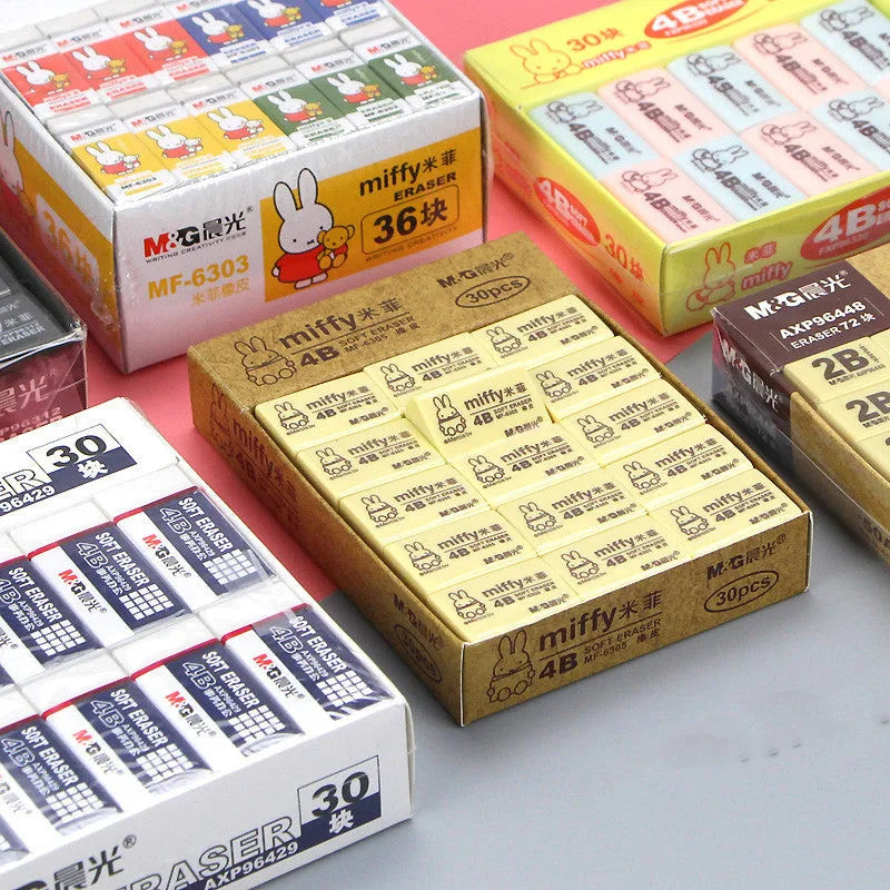 Children's soft clean Chenguang eraser in colour style, for exam and student use