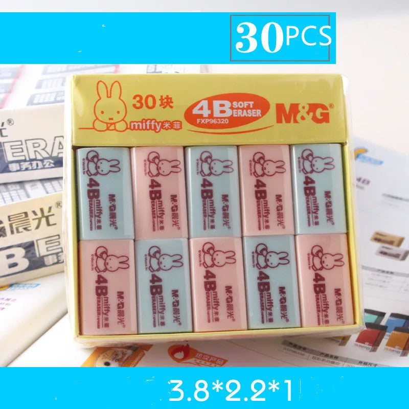 Children's soft clean Chenguang eraser in colour style, for exam and student use