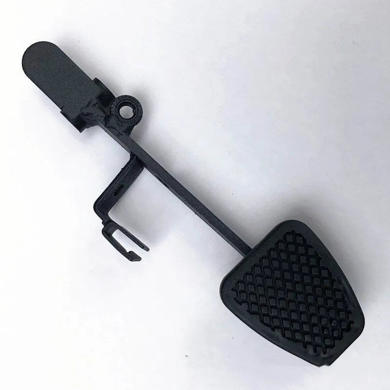 Black accelerator and brake pedal set for four-wheel off-road mountain kart modification parts.