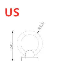 Nordic style circular wooden chandelier with a white acrylic shade hanging from a ceiling.