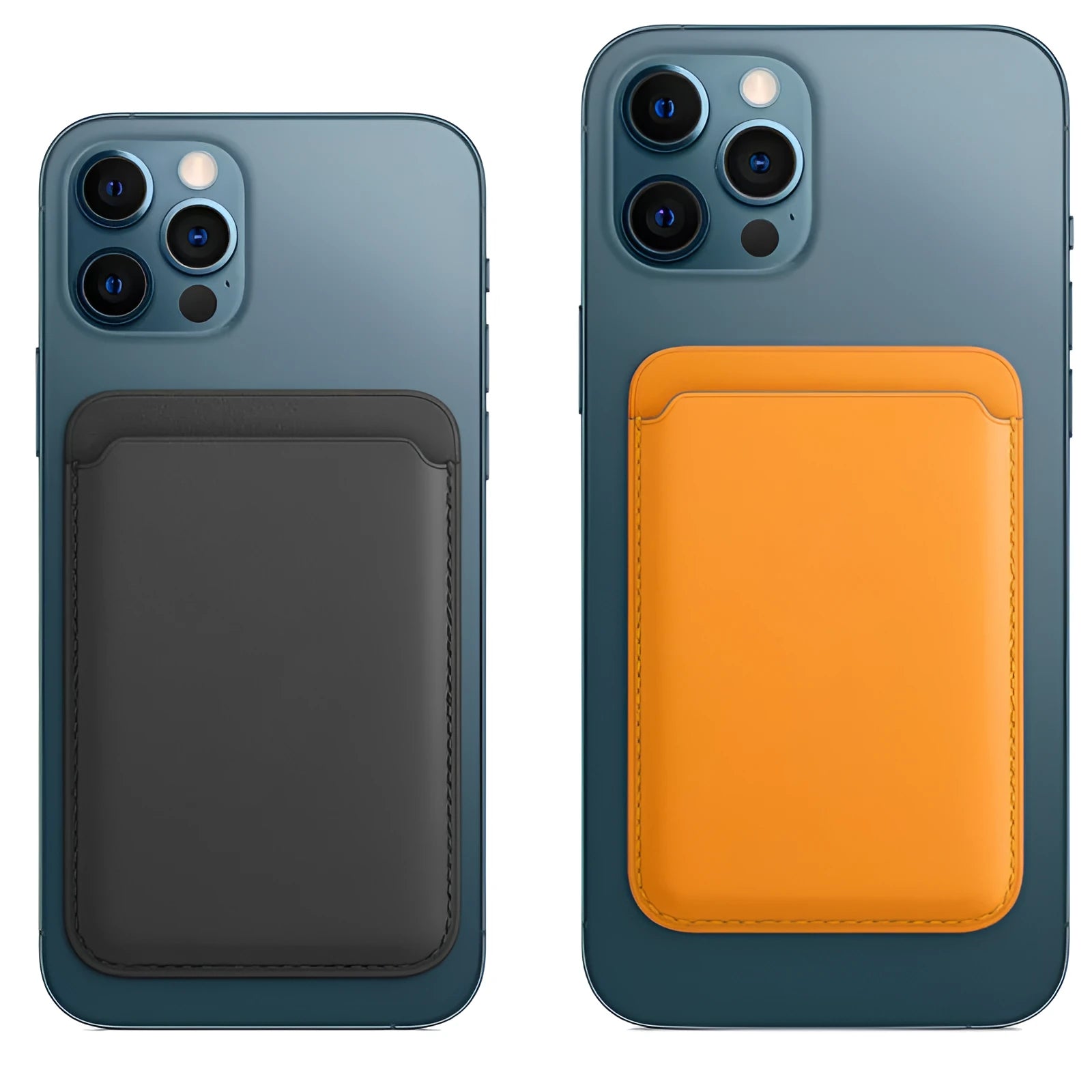 PU leather magnetic card holder protective case for iPhone in multiple colour options