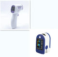 White digital thermometer for non-contact temperature measurement with electronic display