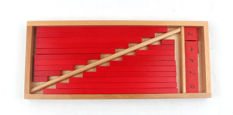 Wooden Montessori preschool educational toy set for children ages 2 to 7