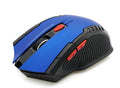 New gaming wireless mouse with 1600 DPI sensors and ergonomic design in silver gray