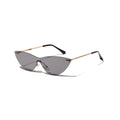 Brown vintage style sunglasses with metal frames and UV400 polycarbonate lenses