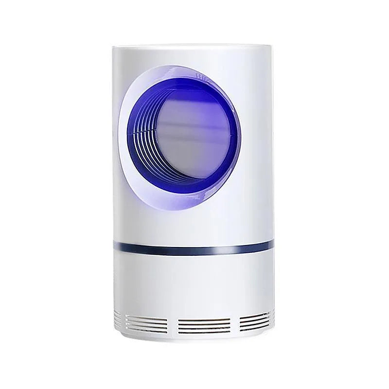 Large white photocatalyst mosquito killer lamp with silent UV light and bionic induction for indoor use up to 50 square metres