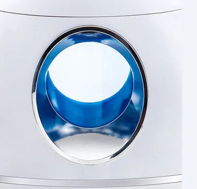 White round silent aromatherapy humidifier with USB cable and 800ml water tank capacity