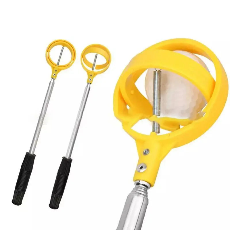 Long reach spring ball picker 204cm for tennis football pickleball balls