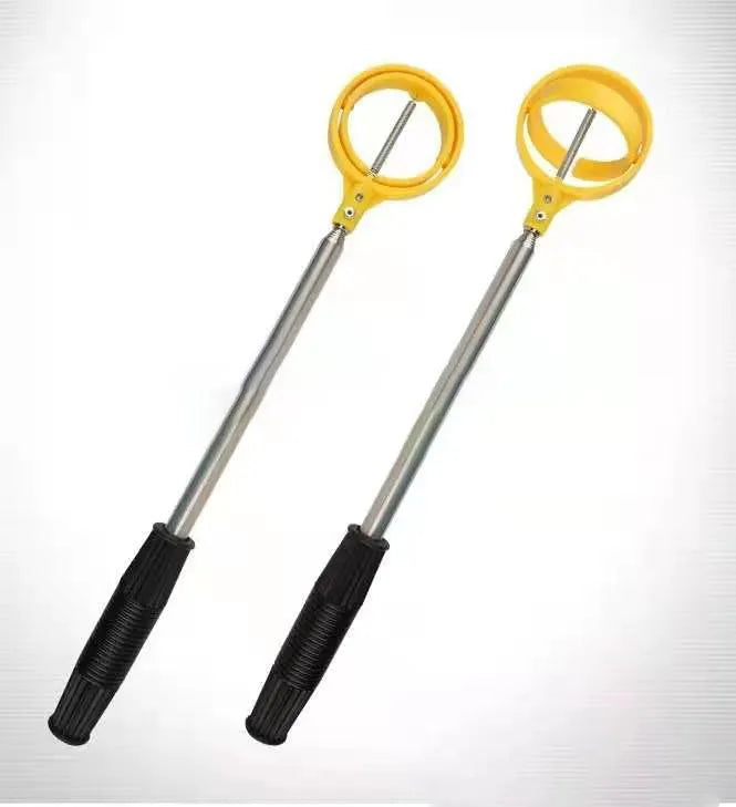 Long reach spring ball picker 204cm for tennis football pickleball balls