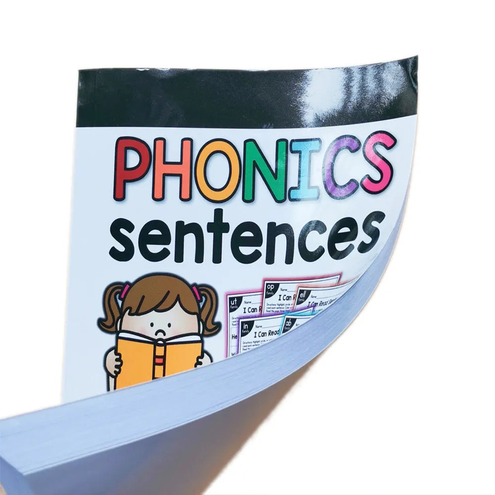English phonics worksheet for children aged 6+ measuring 21cm by 14cm