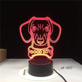Remote control gradient LED table lamp with acrylic shade on ABS base.