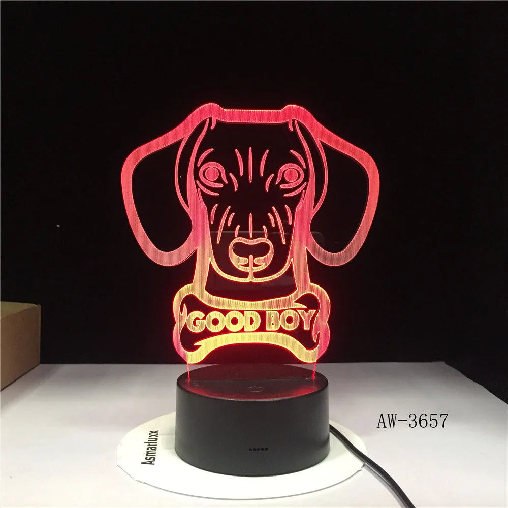 Remote control gradient LED table lamp with acrylic shade on ABS base.