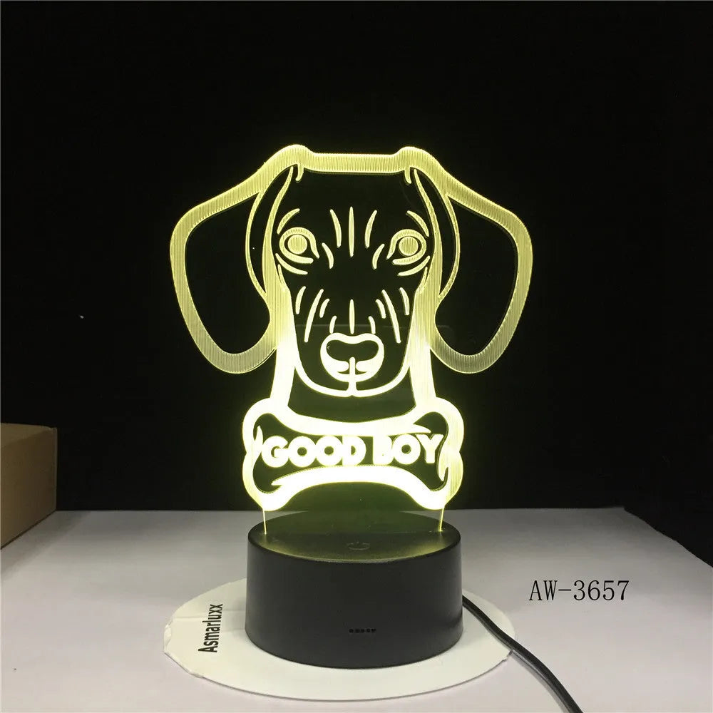Remote control gradient LED table lamp with acrylic shade on ABS base.